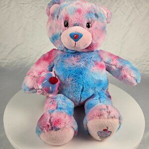 Build A Bear Workshop BABW Baskin Robbins Bubblegum Ice Cream Bear Plush 16"